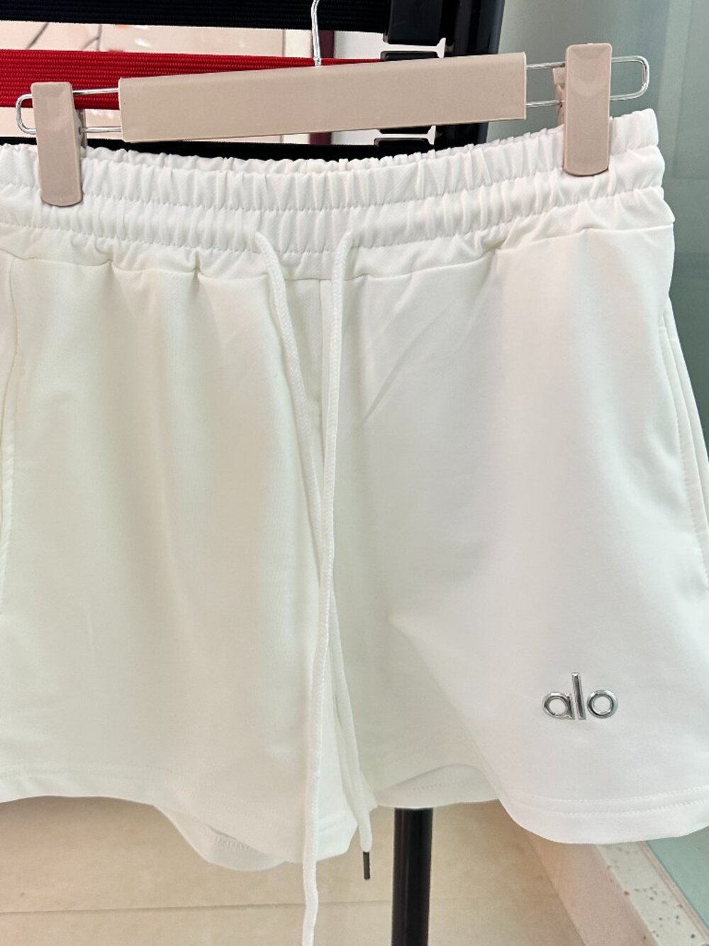 Women's White Casual Athletic Top and Shorts S - Picture 3 of 4